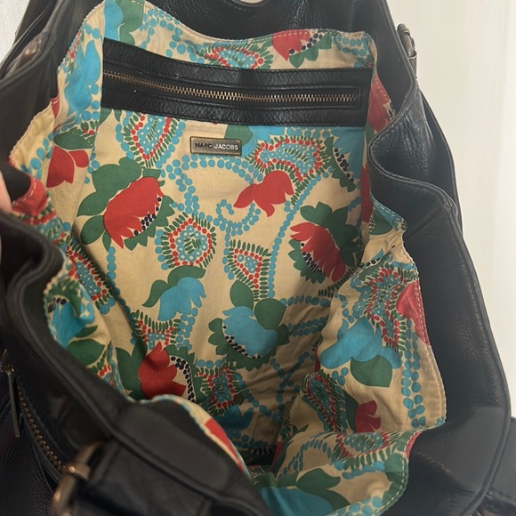 Marc Jacobs black leather tote bag - Picture 3 of 8